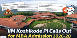 IIM Kozhikode Sends PI Call Emails for MBA Admission 2026